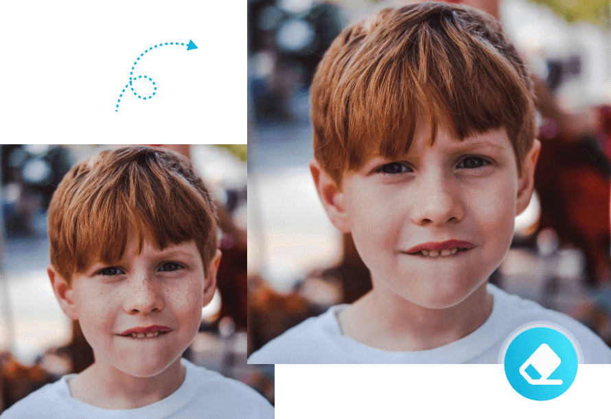 retouch face picture online with AVCLabs photo retoucher