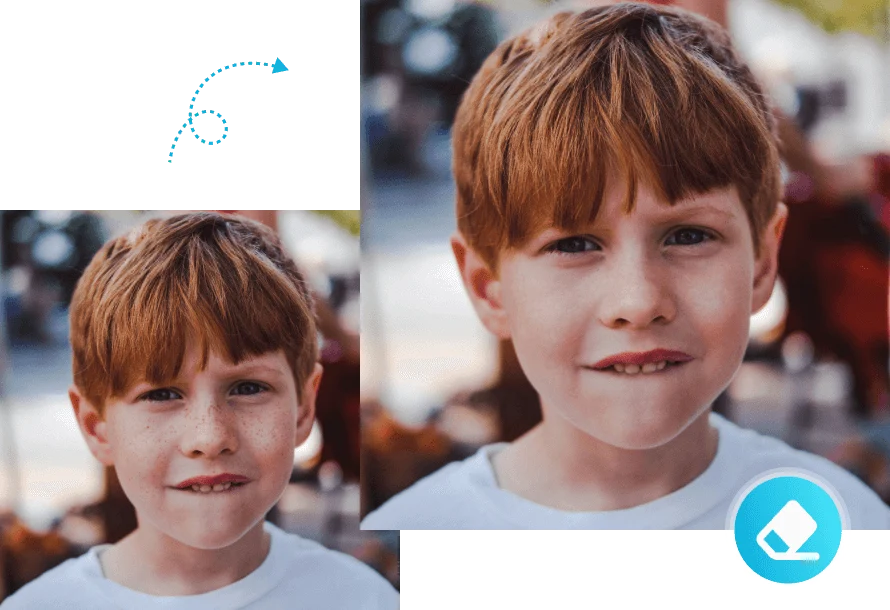 Retouchez un visage en ligne avec AVCLabs Photo Retoucher