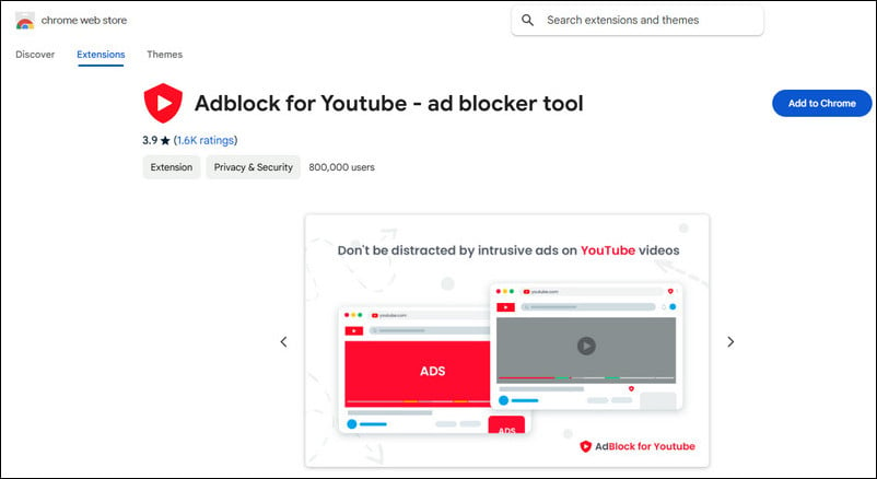 enhancer for youtube adblock