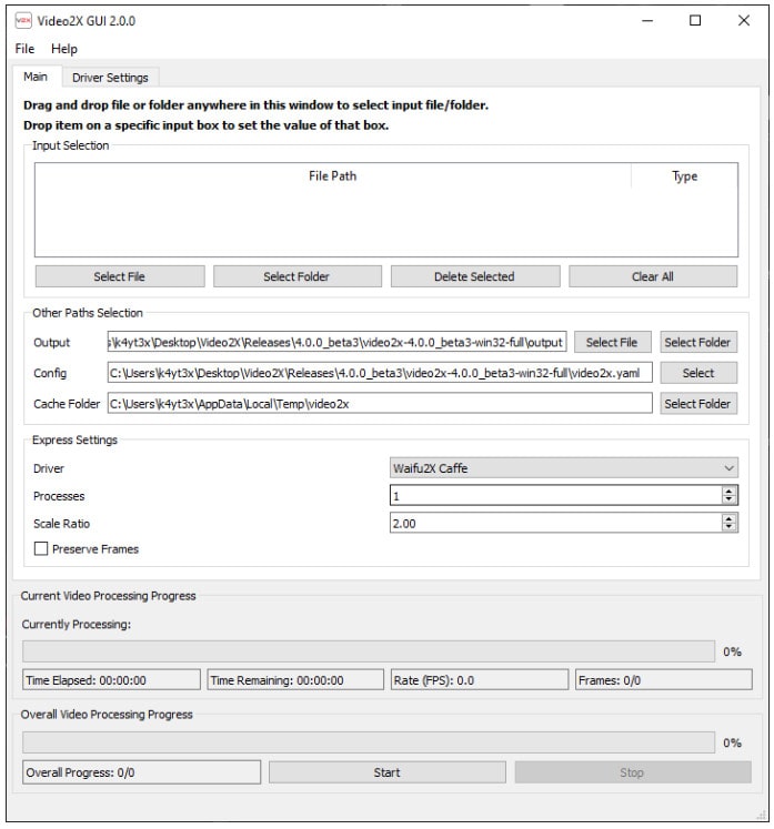 upscaling video - Video2X