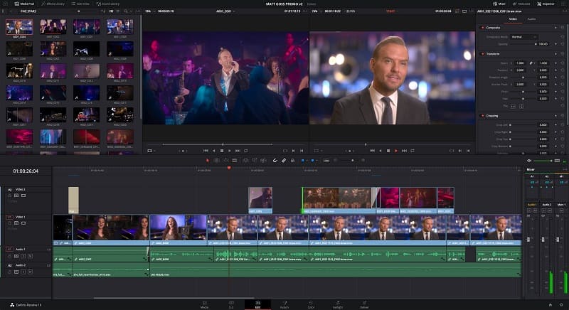 DaVinci Resolve best video editing software for YouTube