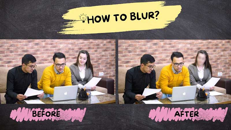 blur faces in conference-recordings