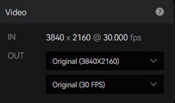 choose frame rate