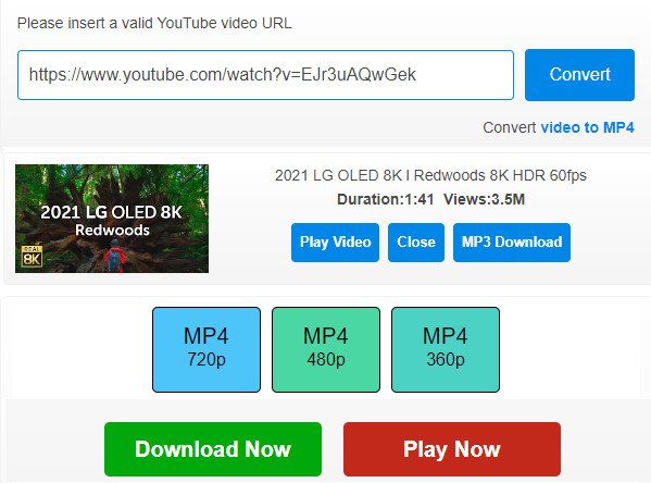 convert youtube video to mp4 with ytmp4