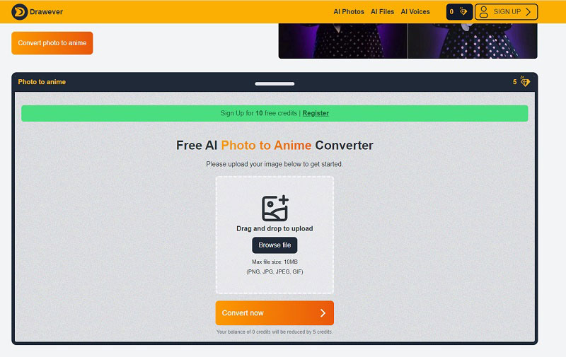 Cartoon yourself photo to anime converter Online  AILab Tools