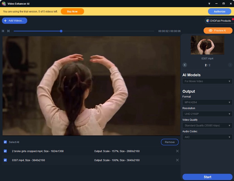 dvdfab video enhancer ai