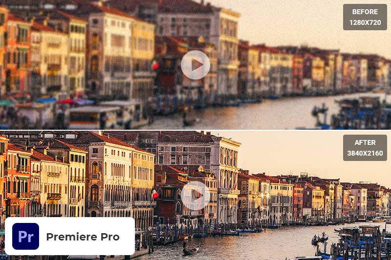 How to Upscale Video to 1080P, 4K in Premiere Pro | AVCLabs