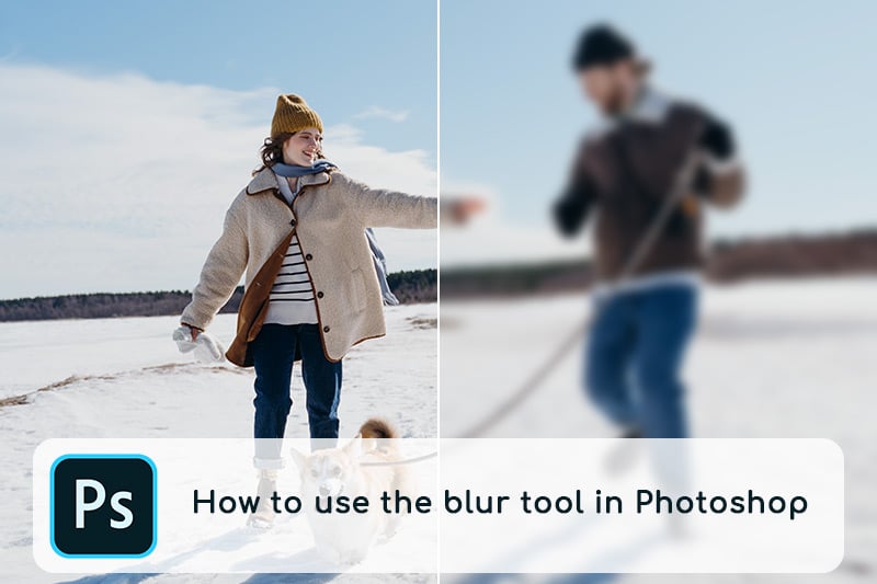 how to use the blur tool in photoshop