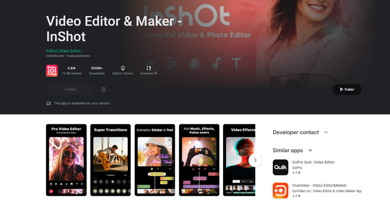 inshot video enhancer