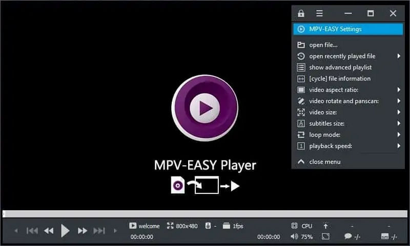 mpv player mp4 video player