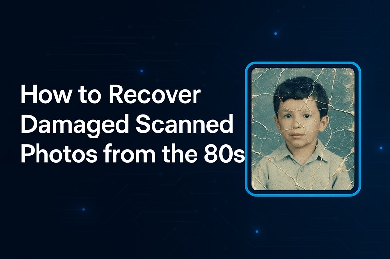 recover damaged scanned photos