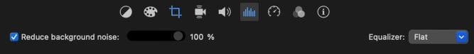 remove background noise from video imovie