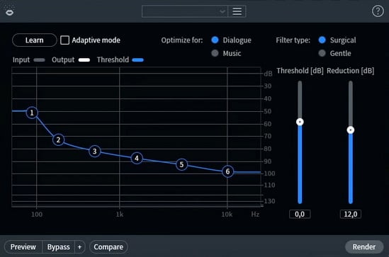 remove background noise from video izotope rx