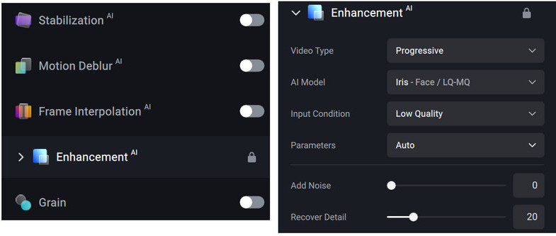 topaz video ai manual configuration