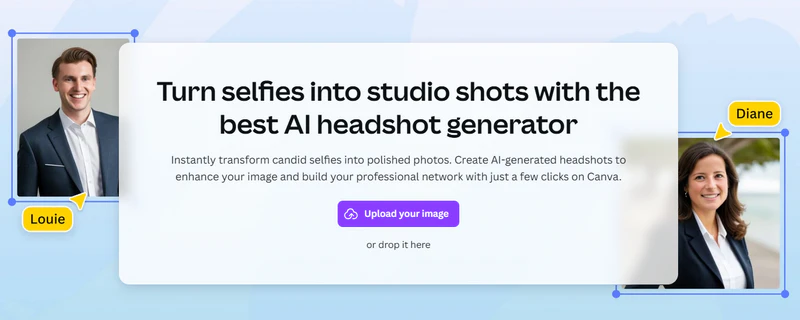 canva ai headshot