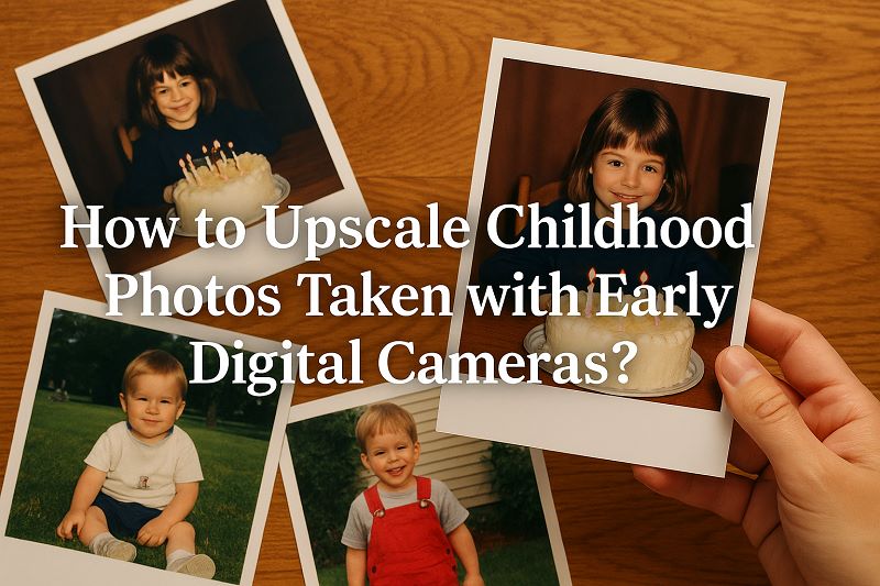 upscale childhood photoss
