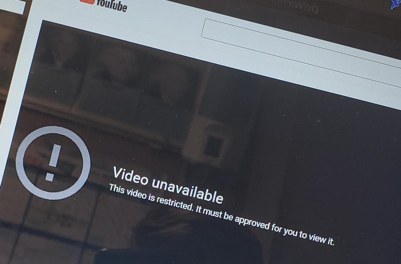 youtube video unavailable