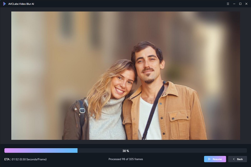 increase the video resolution with AVCLabs video enhancer ai