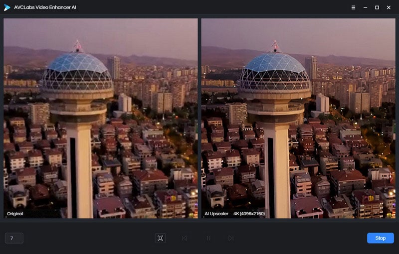 increase the video resolution with AVCLabs video enhancer ai