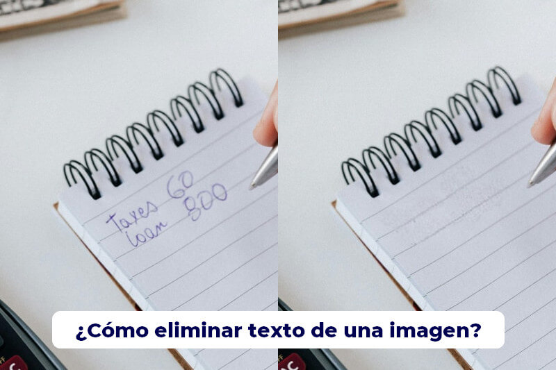 Cómo eliminar texto de una imagen