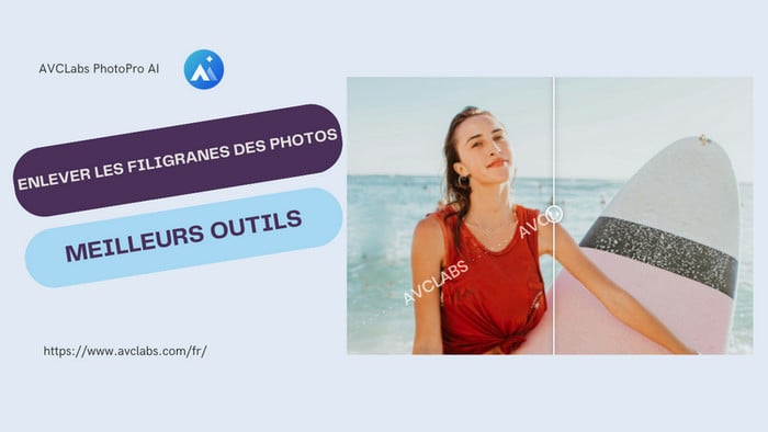 Enlever les filigranes des photos