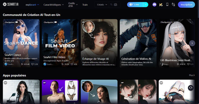 SeaArt.ai – Générateur d'Images Henti avec Support de Texte en Français
