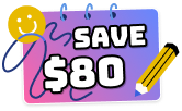 80 off